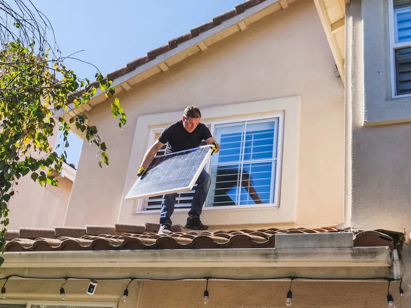 new roof installation project completed